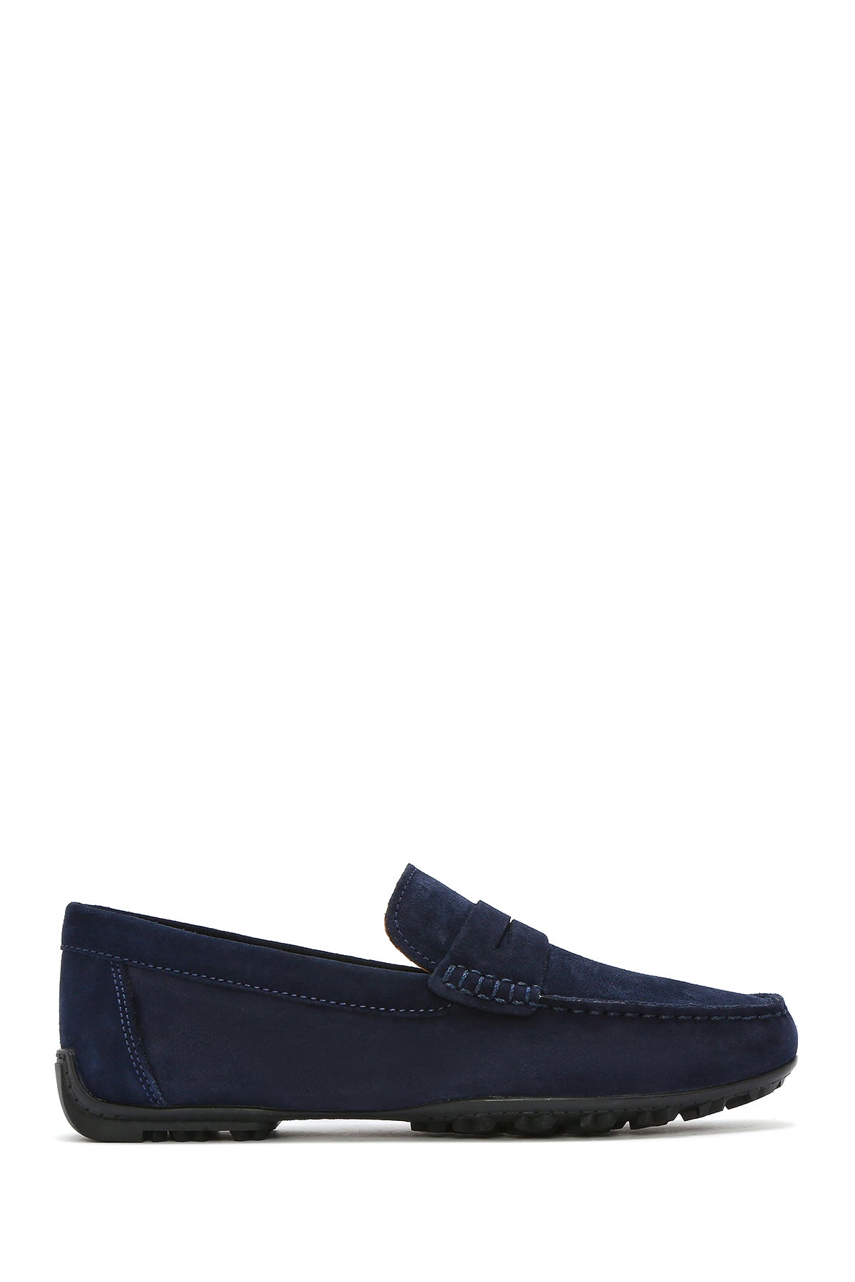 Geox Erkek Lacivert Kosmopolis + Grip Süet Deri Casual Loafer U35CFB00020C4064 | Derimod