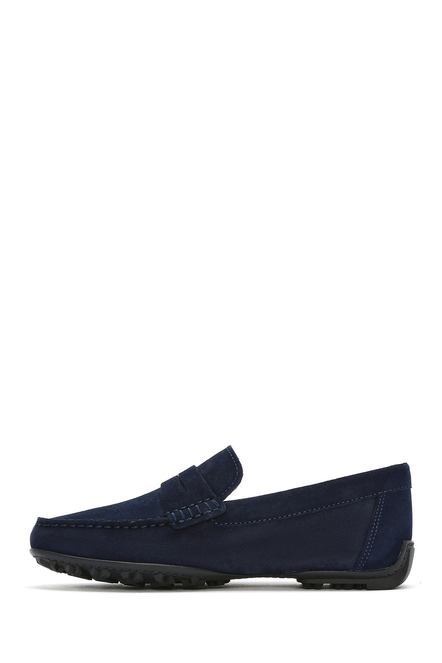 Geox Erkek Lacivert Kosmopolis + Grip Süet Deri Casual Loafer