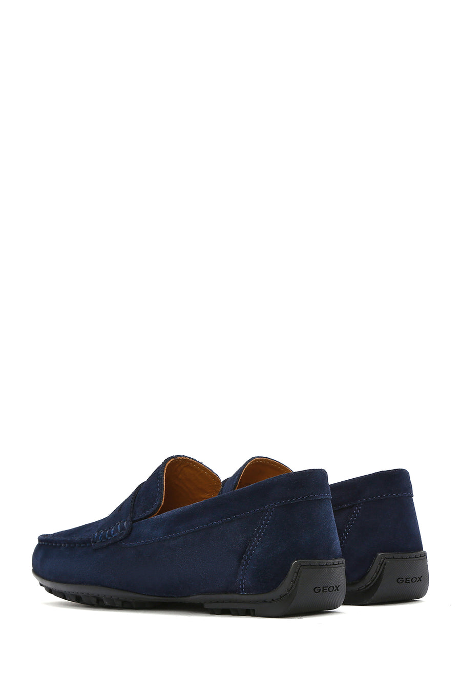 Geox Erkek Lacivert Kosmopolis + Grip Süet Deri Casual Loafer