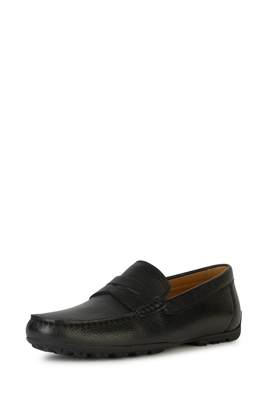 Geox Erkek Siyah U Kosmopolis + Grip B - Tum Deri Casual Loafer