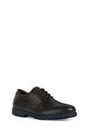 Geox Men's Brown Spherica Lace-Up Leather Casual Shoes | Derimod