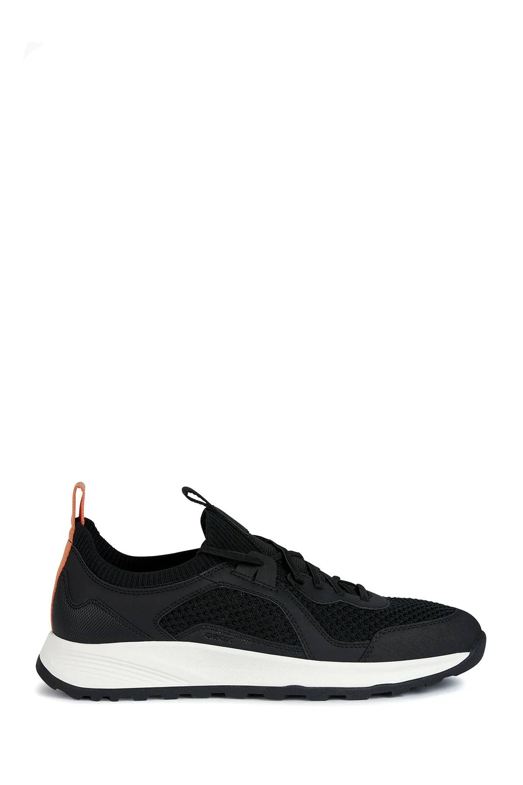 Geox Erkek Siyah Deri Detaylı U Terrestre Sneaker
