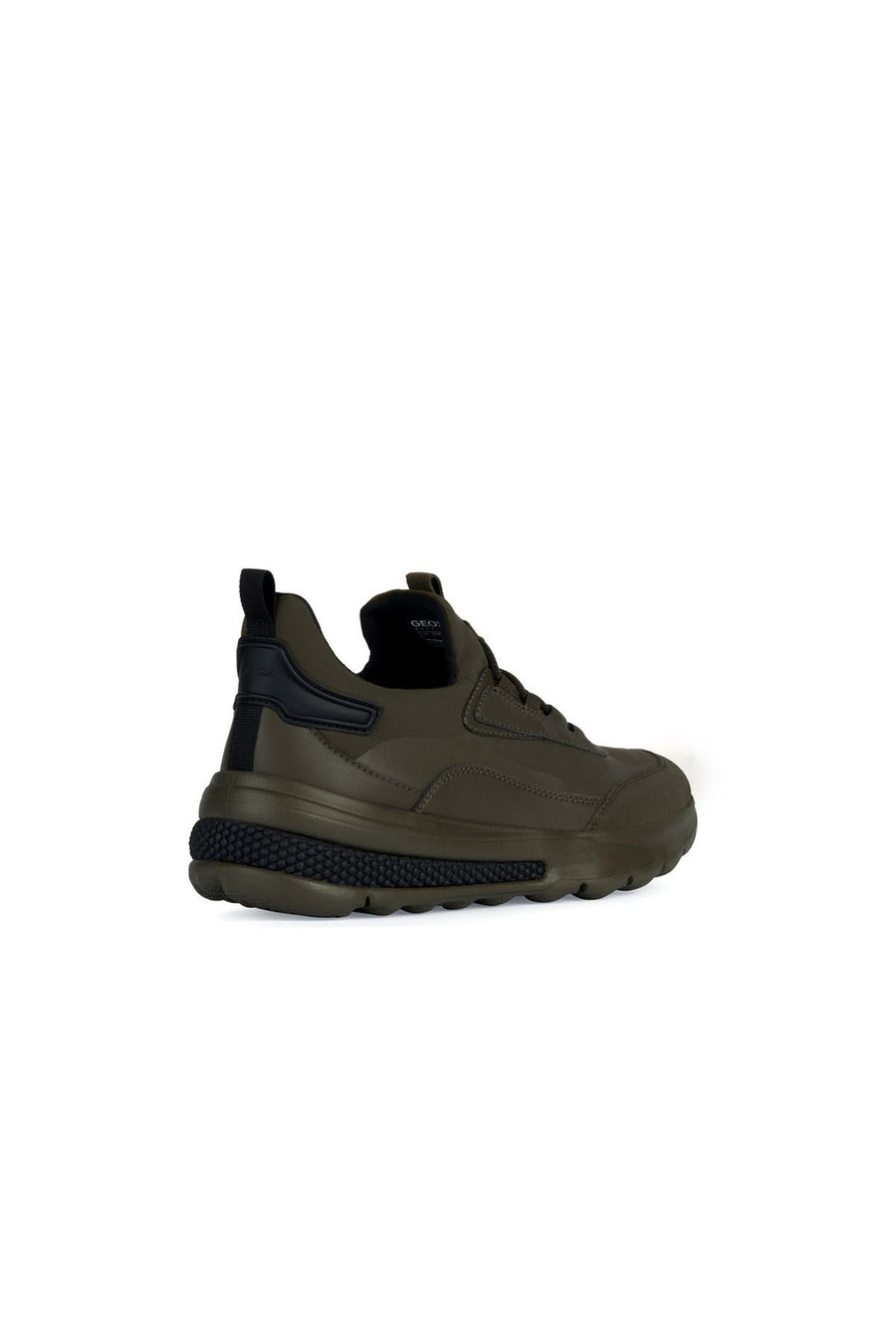 Geox Erkek Yeşil Spherica Actif Bağcıklı Deri Sneaker