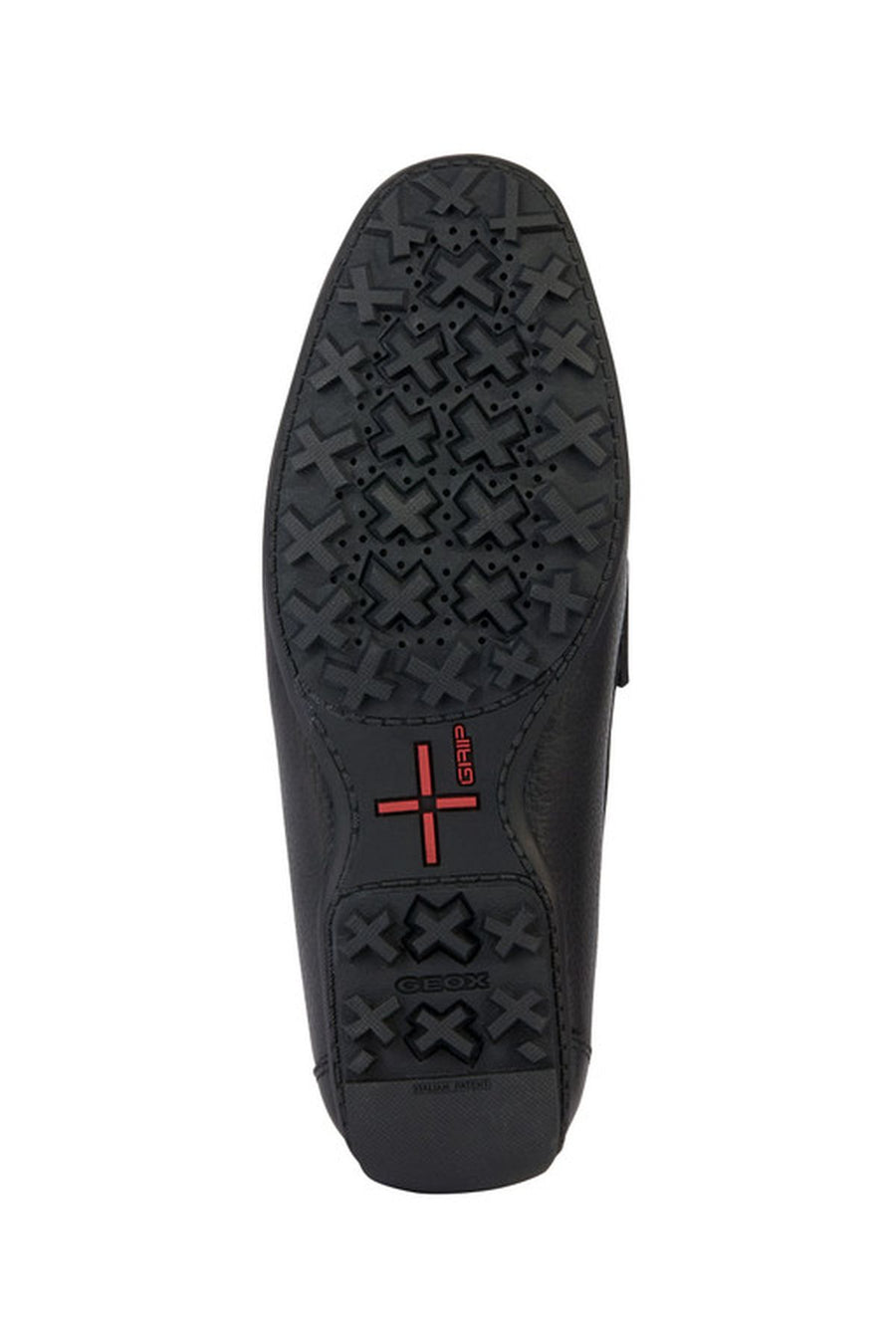 Geox Erkek Siyah Kosmopolis + Grip Deri Maskülen Loafer