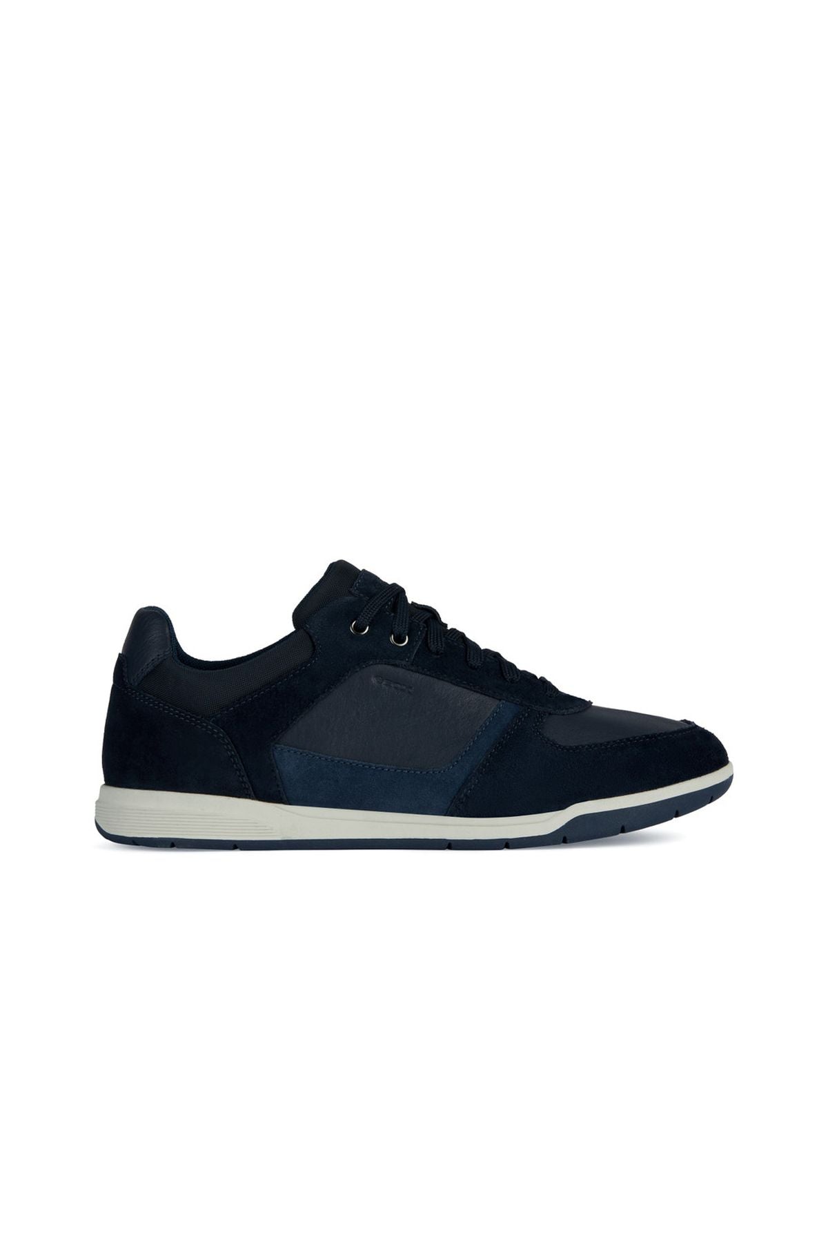 Geox Men's Navy Blue Spherica Ec3 Lace-up Leather Sneaker U36CWA08522C4002 | Derimod
