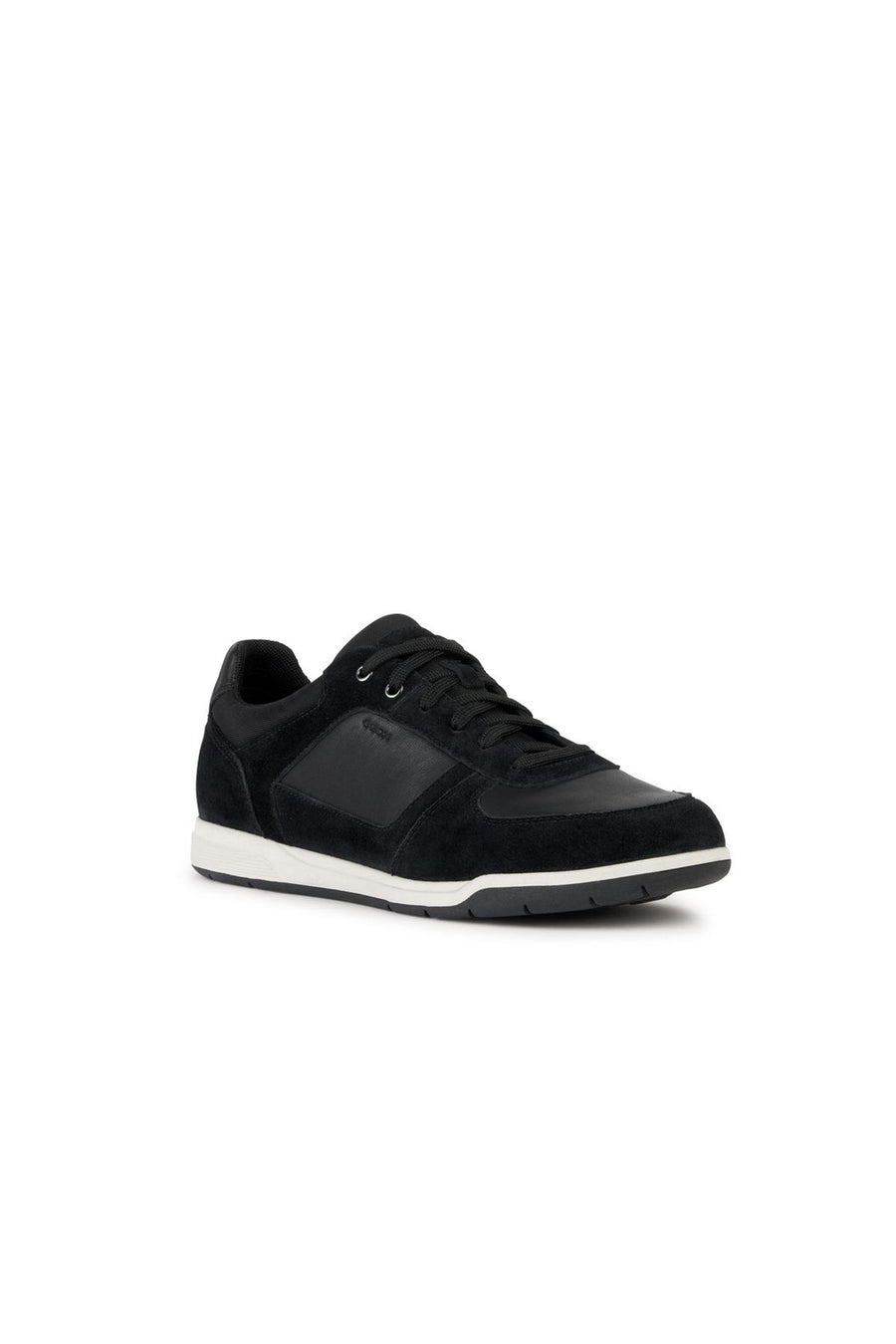 Geox Erkek Siyah Spherica Ec3 Bağcıklı Deri Sneaker