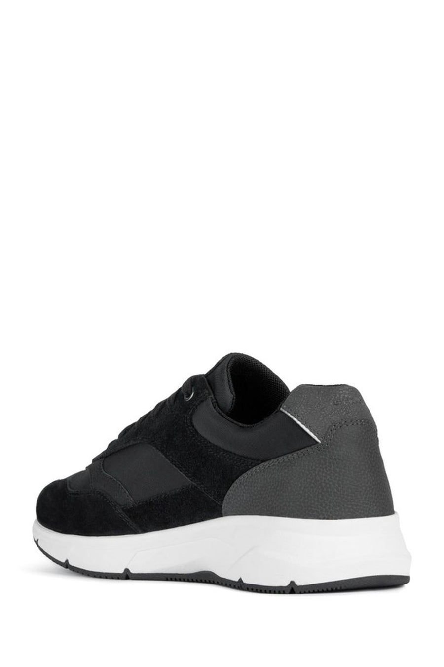 Geox Erkek Siyah Radente B Bağcıklı Kalın Tabanlı Deri Sneaker