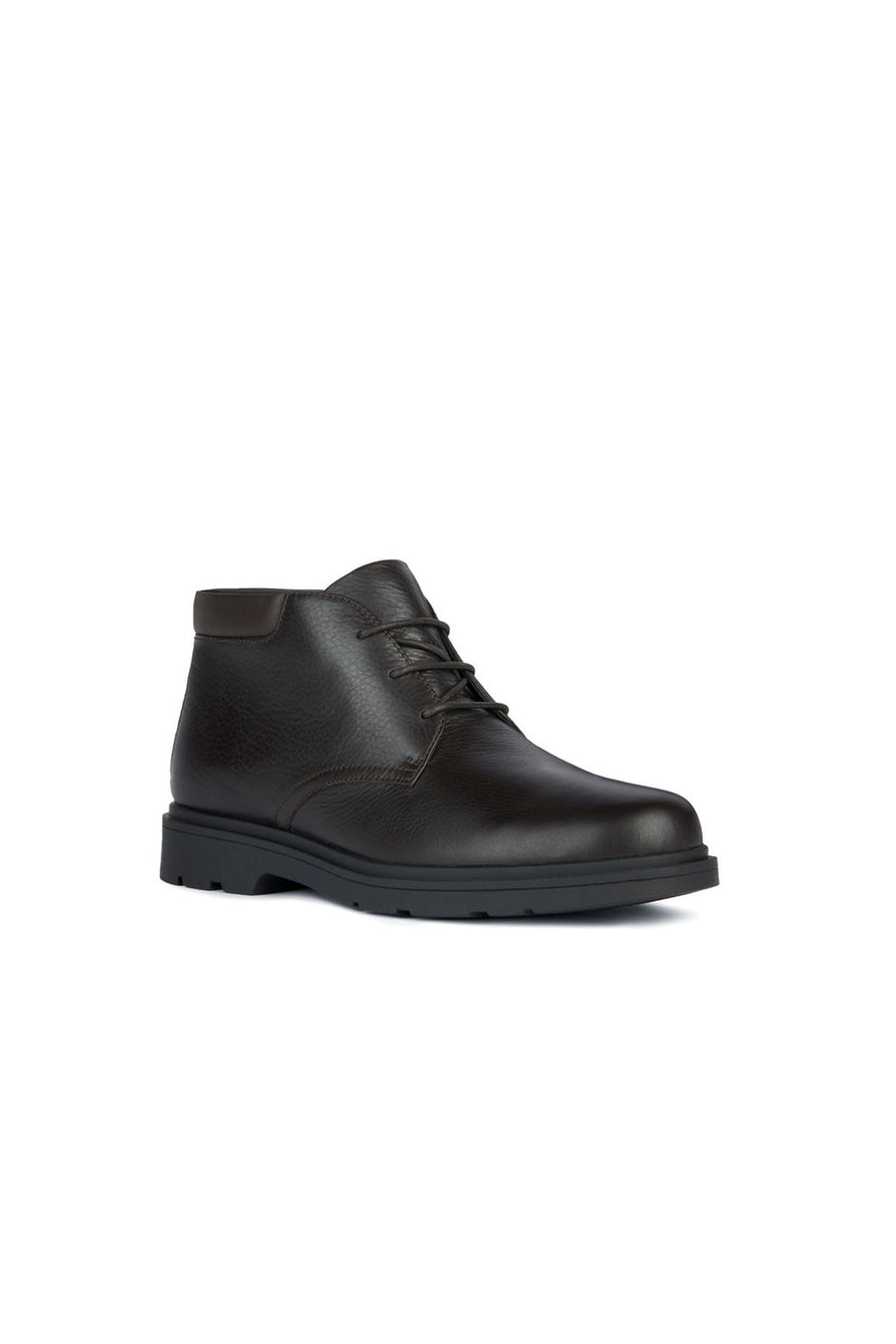 Geox Men's Brown Spherica Lace-Up Leather Boots