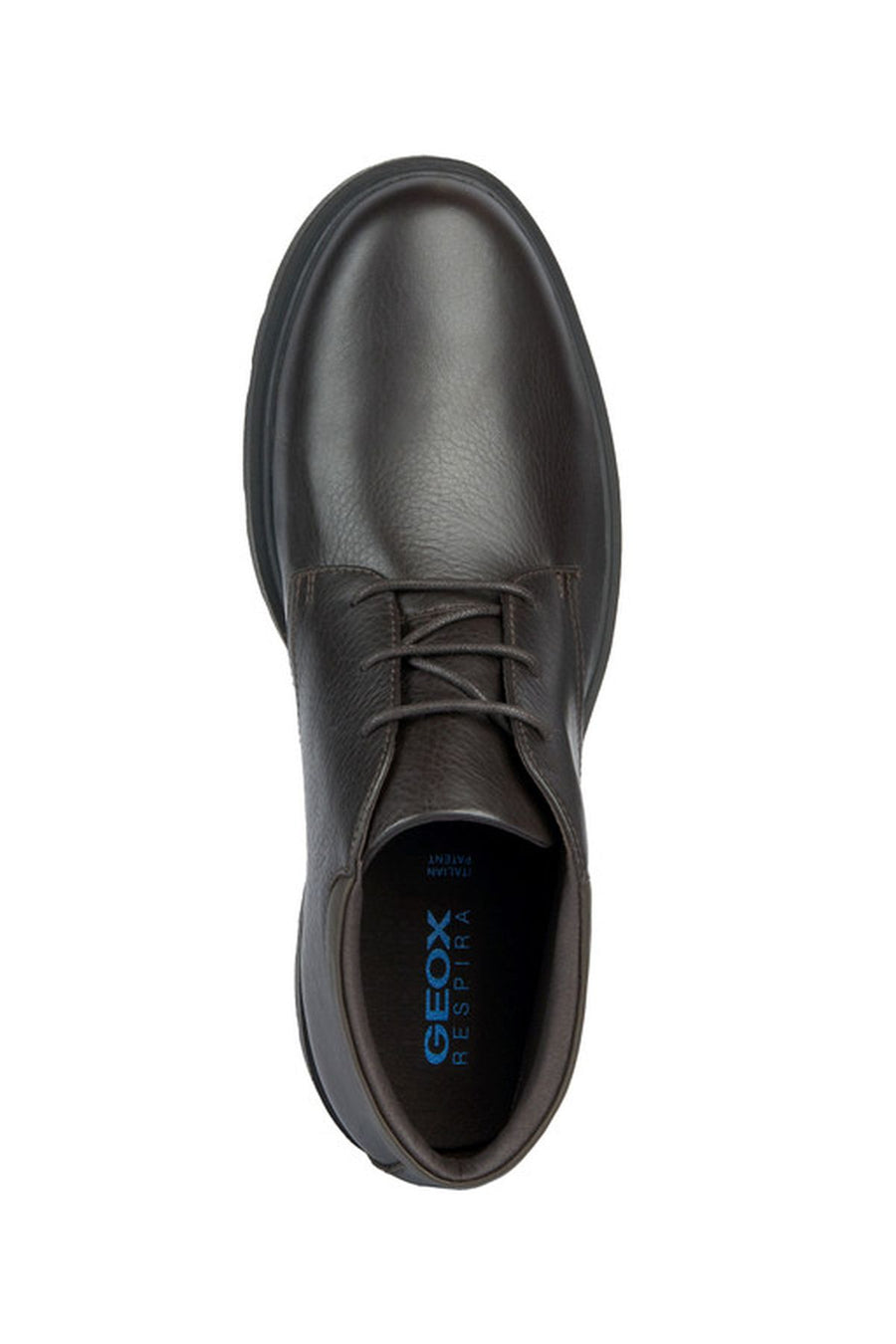 Geox Men's Brown Spherica Lace-Up Leather Boots