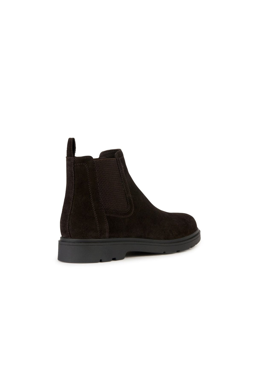 Geox Men's Brown Spherica Suede Leather Chelsea Boots