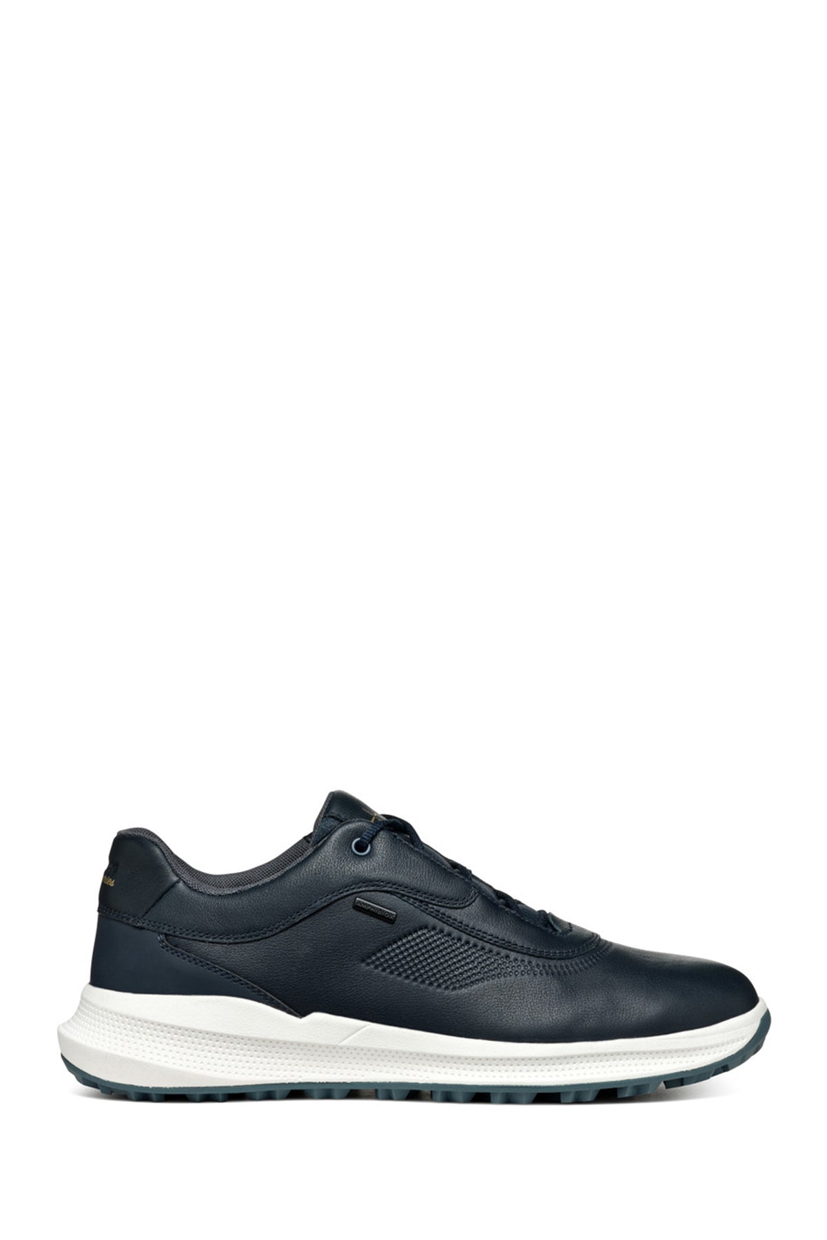 Geox Men's Navy Blue Lace-Up Leather Sneakers U36E0G00085C4002 | Derimod