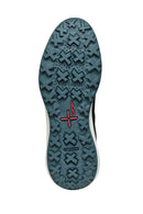 Geox Men's Navy Blue Lace-Up Leather Sneakers | Derimod