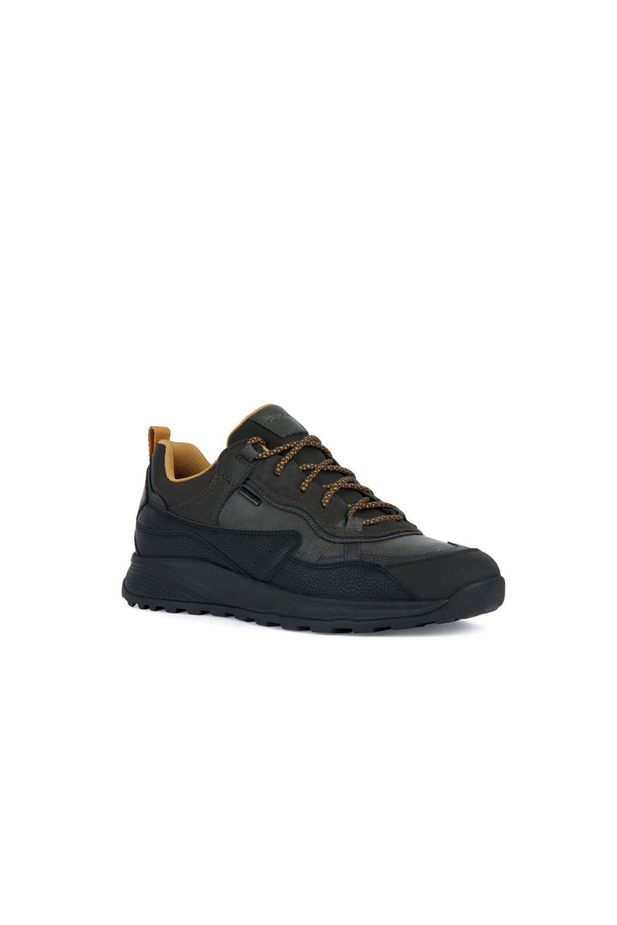 Geox Erkek Antrasit Terrestre B Abx C Bağcıklı Deri Sneaker