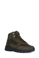 Geox Men's Green Sterrato Suede Leather Boots | Derimod