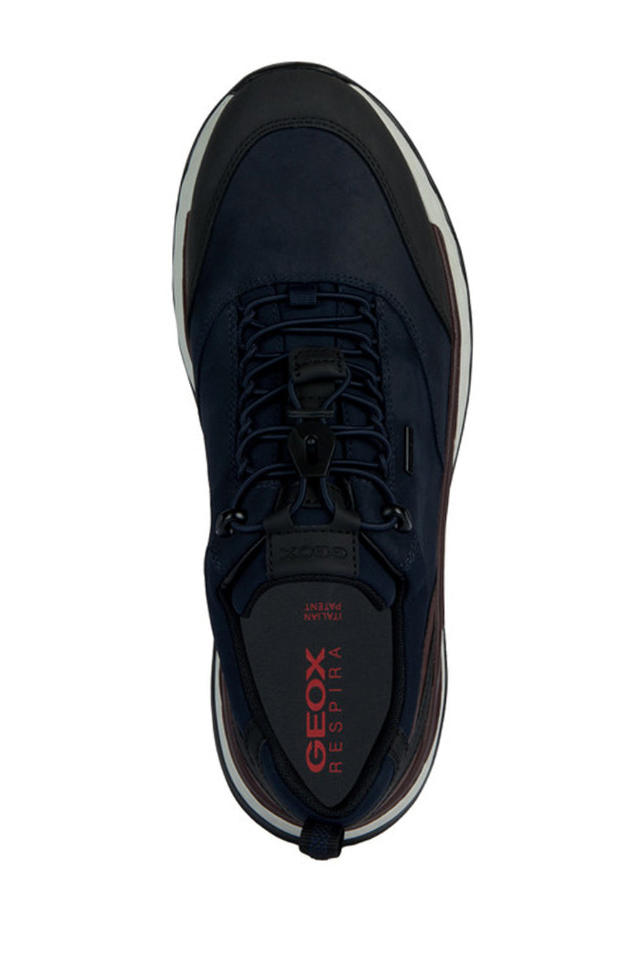Geox Erkek Lacivert Sterrato B Abx C Bağcıklı Deri Sneaker