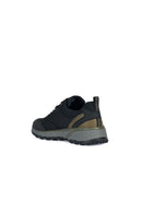 Geox Men's Black Sterrato Lace-Up Leather Sneaker | Derimod