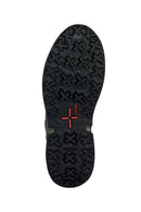 Geox Men's Black Sterrato Lace-Up Leather Sneaker | Derimod