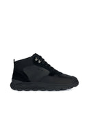 Geox Men's Black Spherica Lace-Up Leather Boots | Derimod
