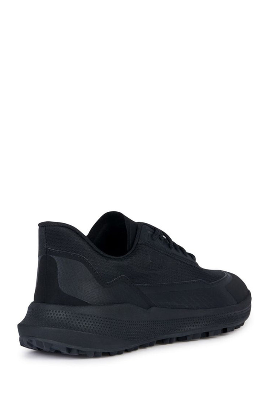 Geox Erkek Siyah Pg1x Abx Bağcıklı Deri Sneaker