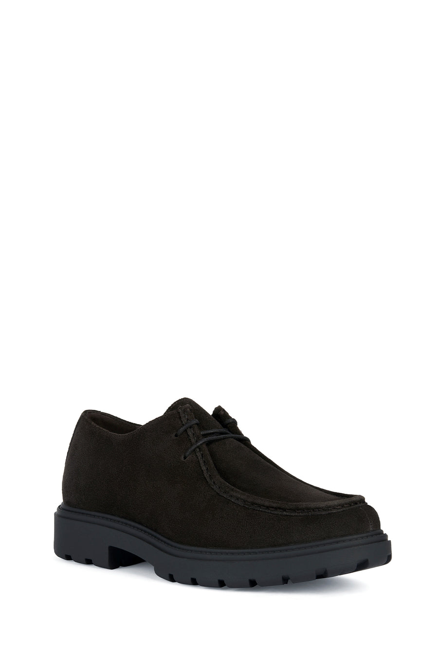 Geox Men's Brown Spherica Ec7 Suede Leather Casual Shoes