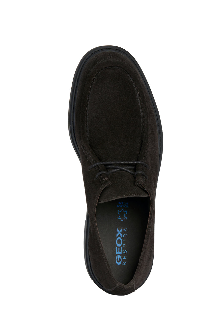 Geox Men's Brown Spherica Ec7 Suede Leather Casual Shoes