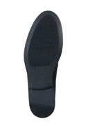 Geox Men's Black Decio Laced Leather Classic Shoes | Derimod