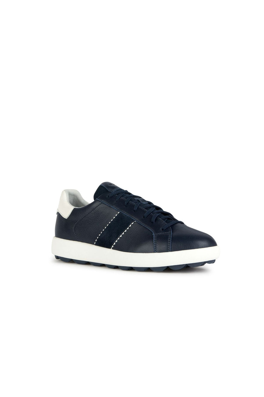 Geox Erkek Lacivert Spherica Vs Ec4 Bağcıklı Deri Sneaker