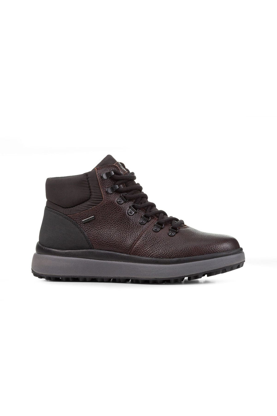 Geox Men's Brown Granito Leather Boots U36FZA00047C6009 | Derimod