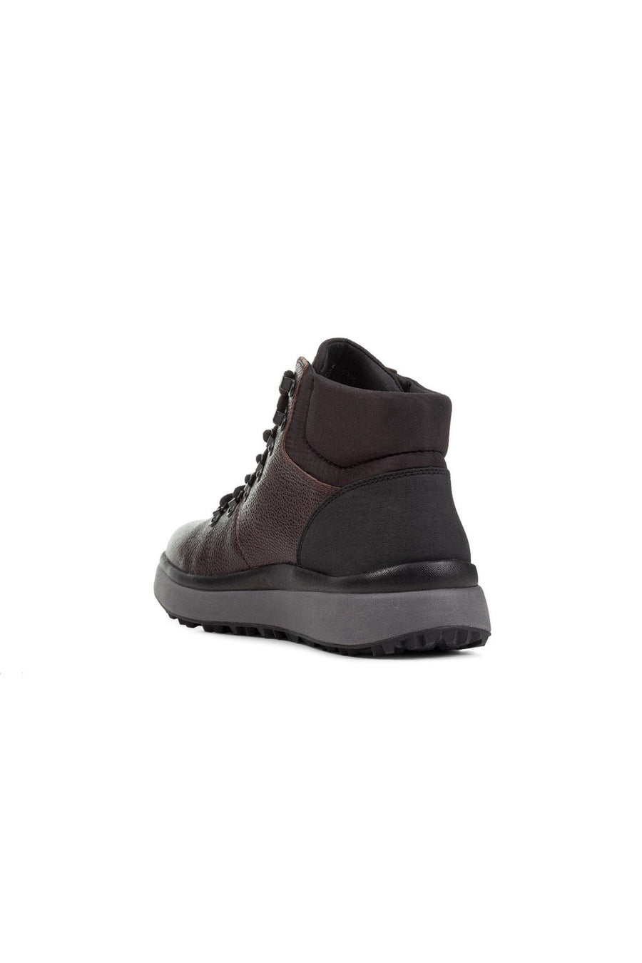 Geox Men's Brown Granito Leather Boots