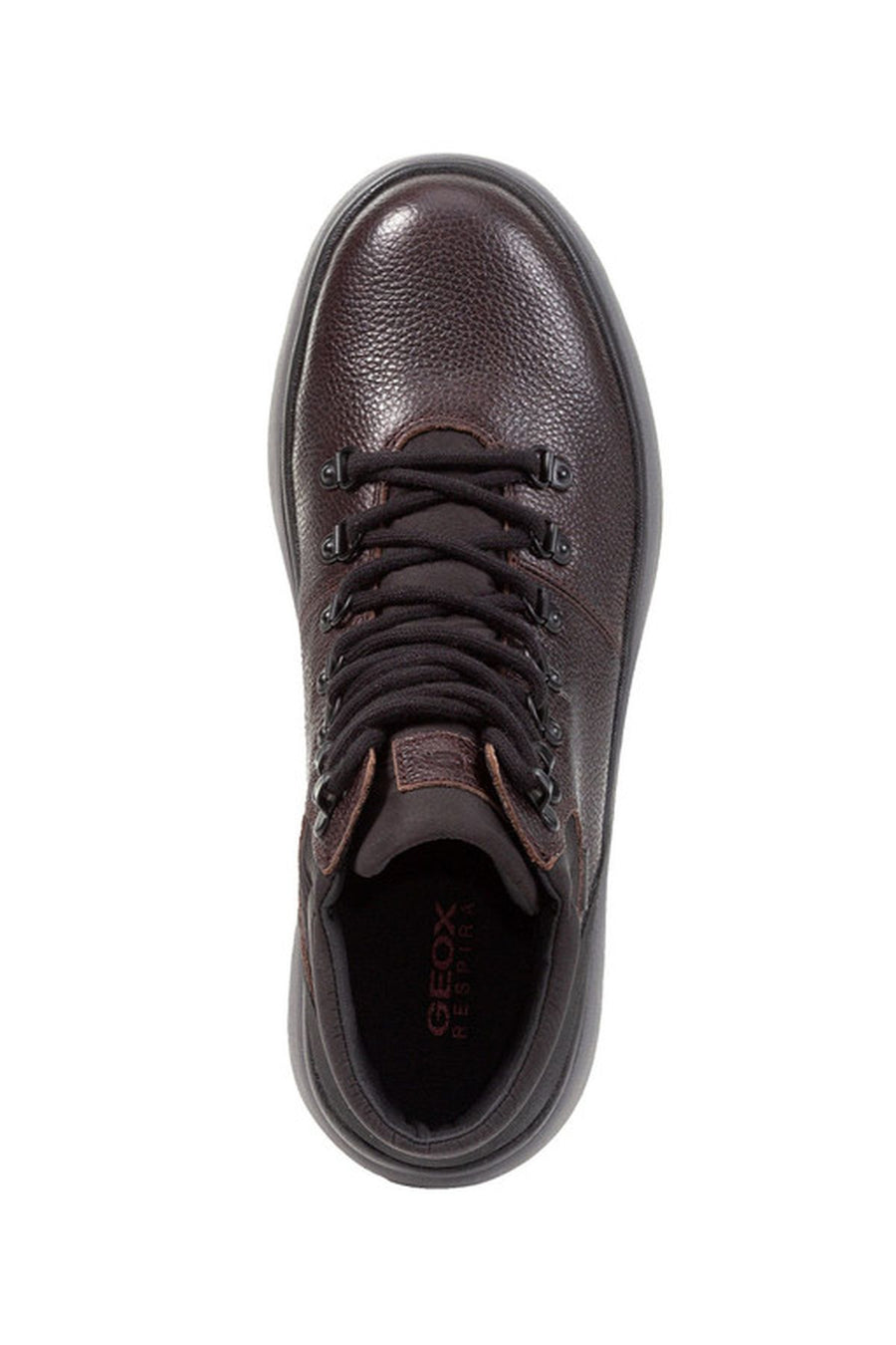 Geox Men's Brown Granito Leather Boots