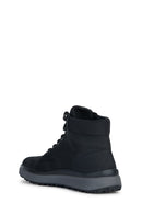 Geox Erkek Siyah Granito Nubuk Deri Casual Bot | Derimod