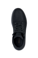 Geox Erkek Siyah Granito Nubuk Deri Casual Bot | Derimod