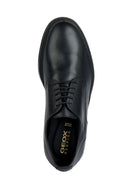 Geox Erkek Siyah Tiberio Bağcıklı Deri Maskülen Klasik Ayakkabı | Derimod