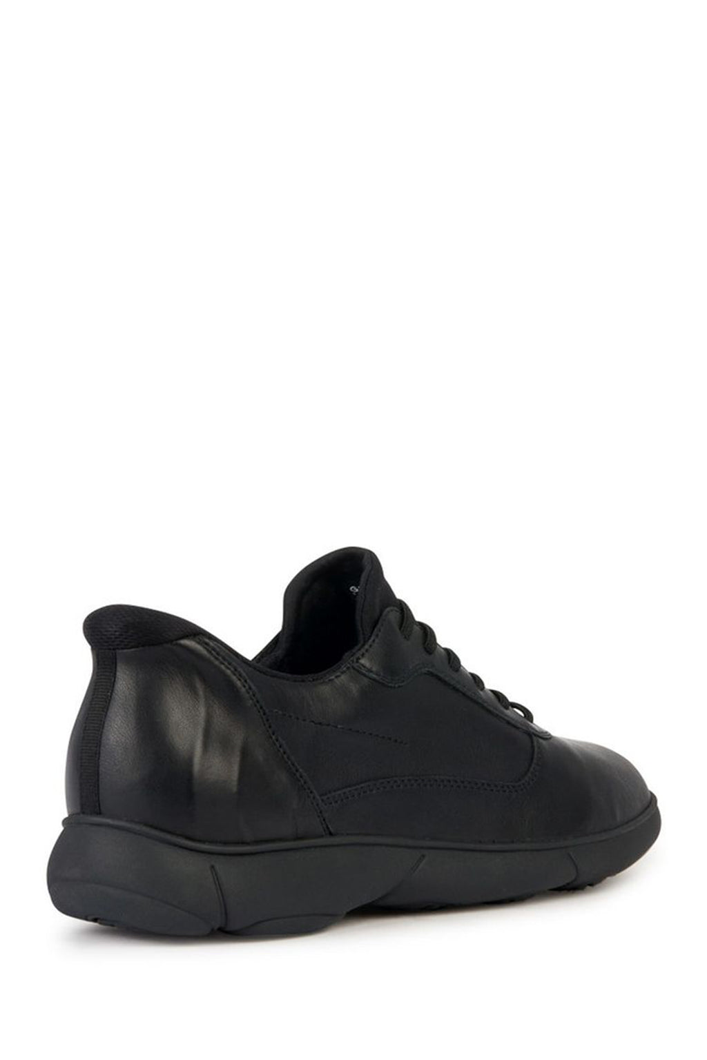 Geox Erkek Siyah Nebula Bağcıklı Deri Sneaker