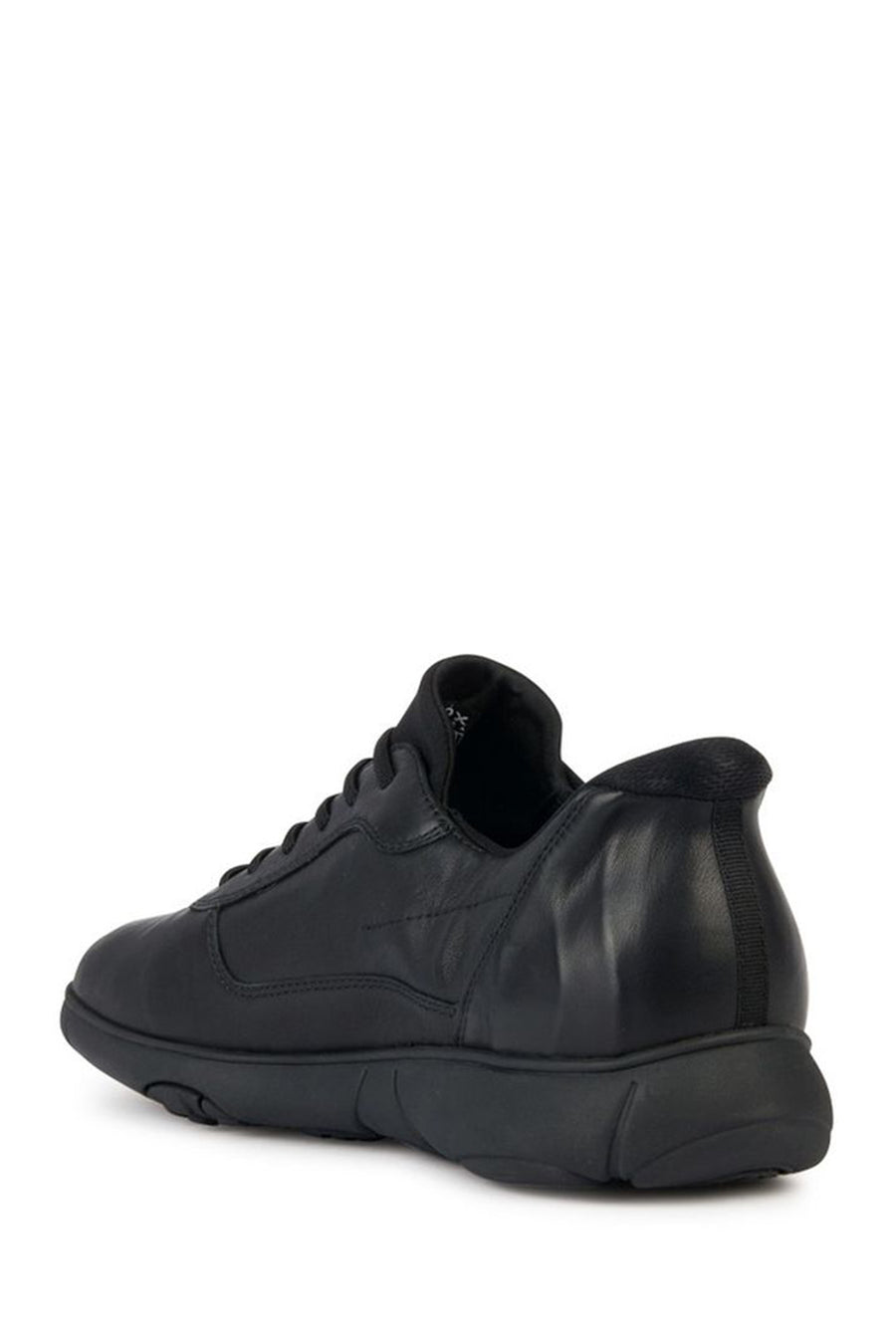 Geox Erkek Siyah Nebula Bağcıklı Deri Sneaker