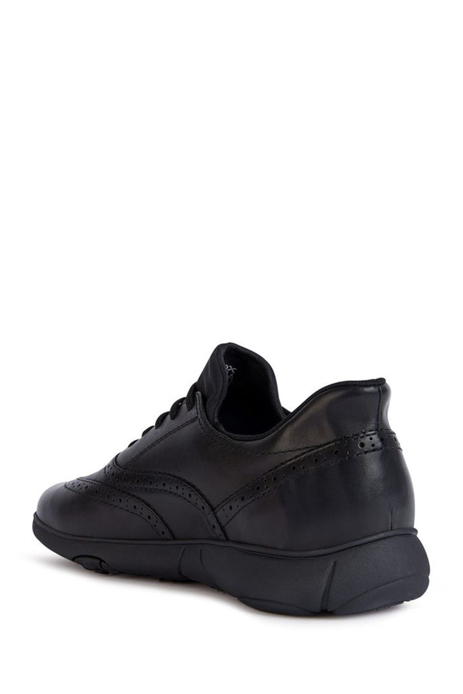 Geox Erkek Siyah Nebula Bağcıklı Deri Sneaker
