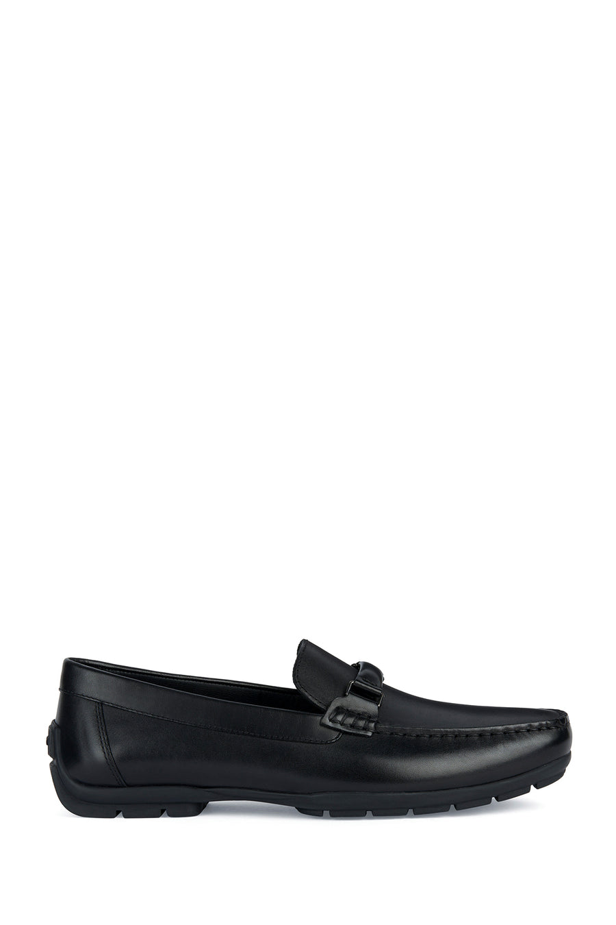 Geox Men's Black Moner 2Fit Leather Casual Loafer U36Q6A00043C9999 | Derimod