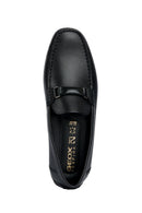 Geox Men's Black Moner 2Fit Leather Casual Loafer | Derimod