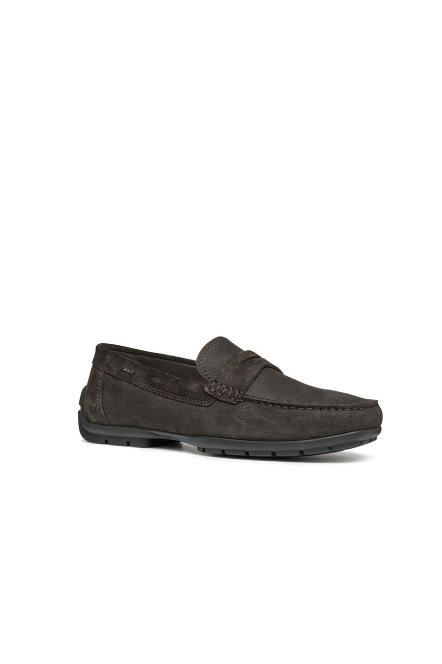 Geox Men's Brown Moner Suede Leather Masculine Loafer