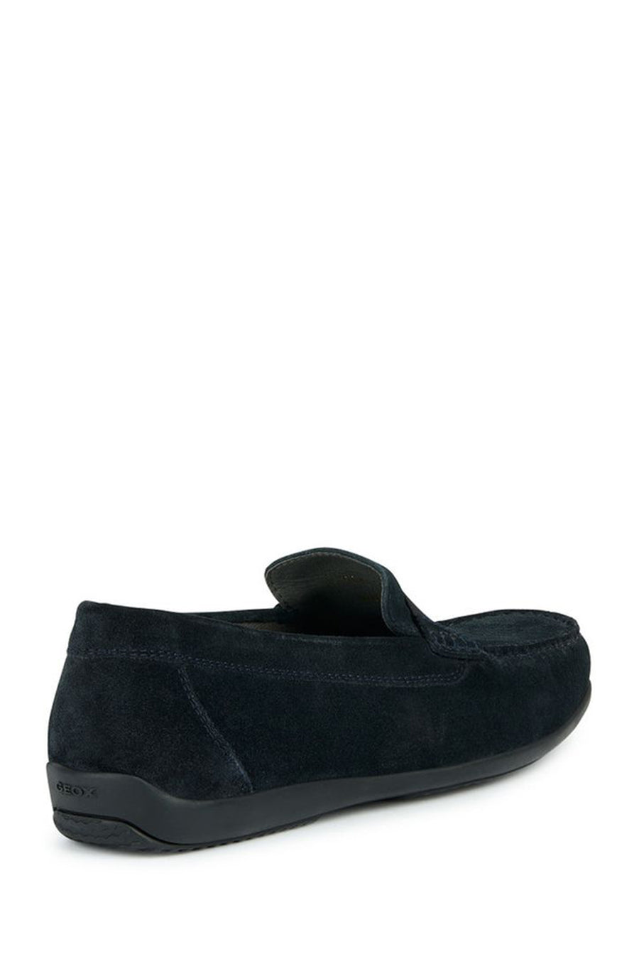 Geox Men's Navy Blue Ascanio Suede Leather Casual Loafer