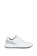 Geox Men's White Pg1x Lace Up Fabric Sneaker | Derimod