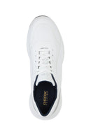 Geox Men's White Pg1x Lace Up Fabric Sneaker | Derimod