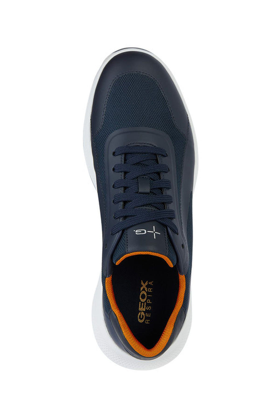 Geox Men's Navy Blue Pg1x Lace Up Fabric Sneaker
