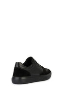 Geox Men's Black Deiven Lace-Up Leather Casual Shoes | Derimod