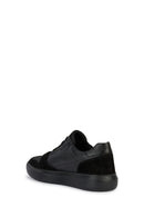 Geox Men's Black Deiven Lace-Up Leather Casual Shoes | Derimod