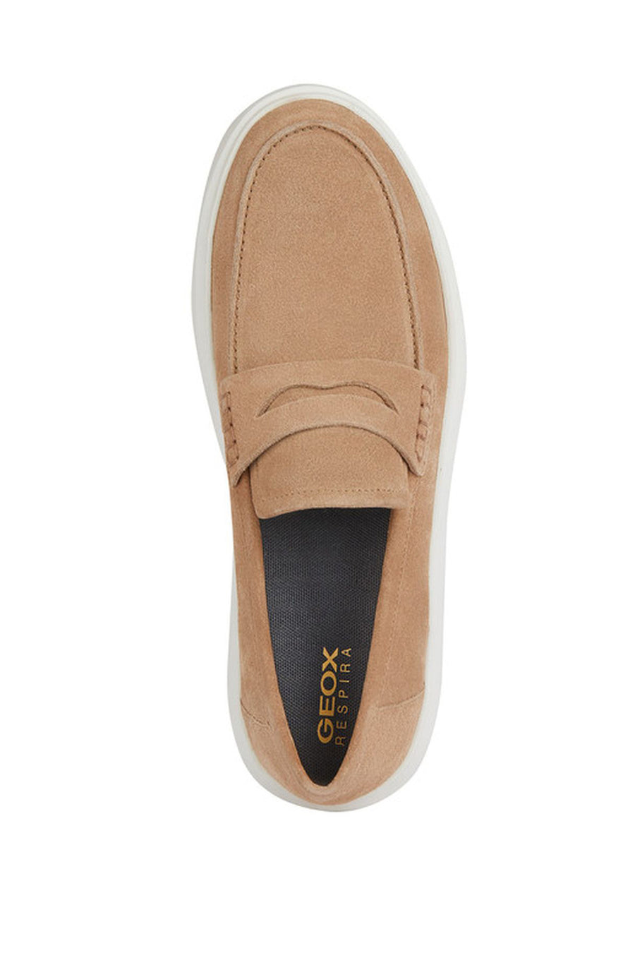 Geox Erkek Taba Deiven Süet Deri Casual Loafer