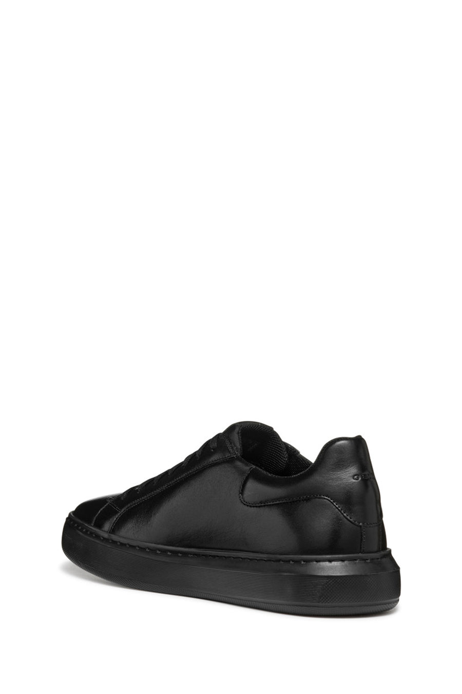 Geox Erkek Siyah Deıven Bağcıklı Deri Casual Sneaker