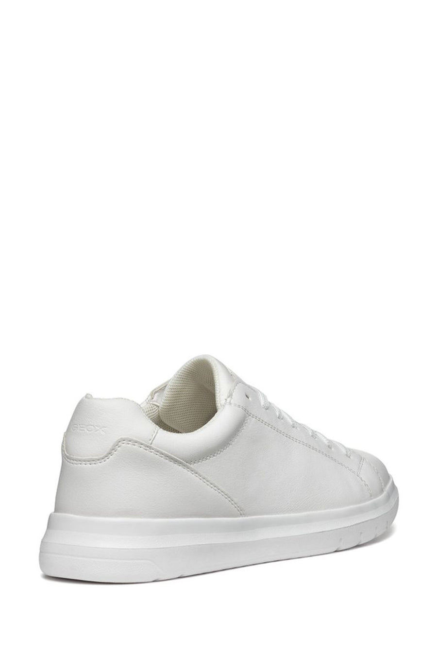 Geox Erkek Beyaz Spherica Bağcıklı Deri Sneaker