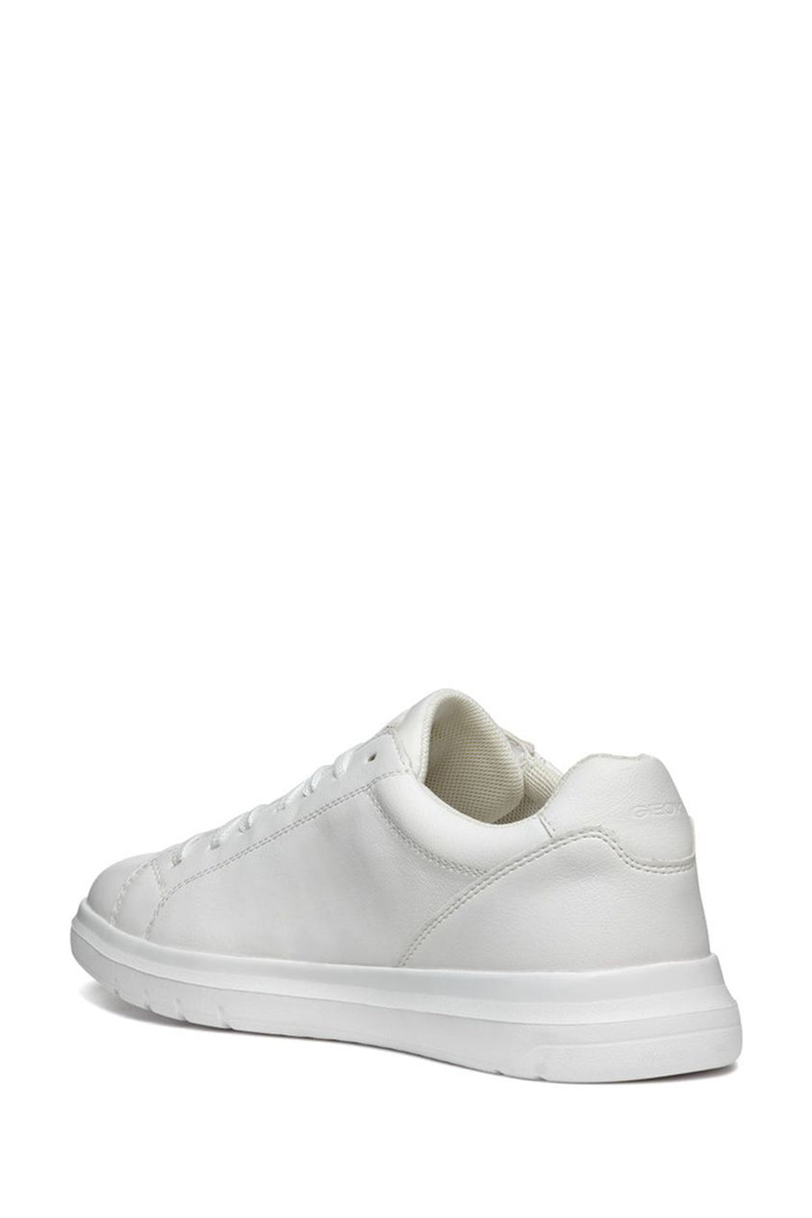 Geox Erkek Beyaz Spherica Bağcıklı Deri Sneaker