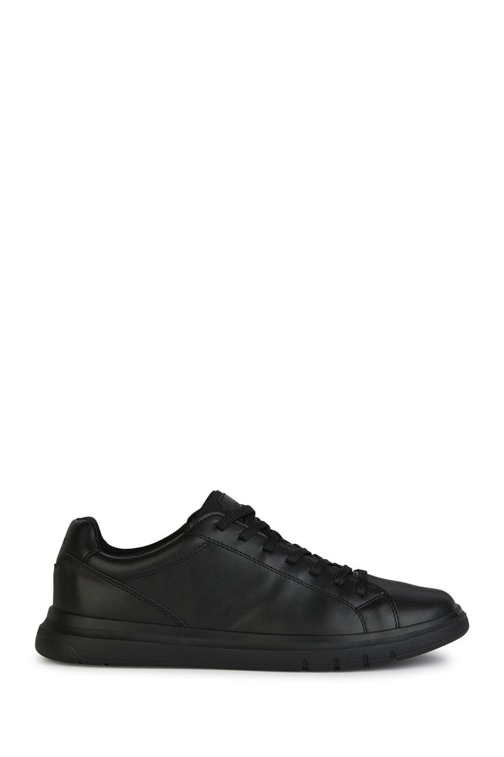 Geox Erkek Siyah Spherica Bağcıklı Deri Casual Sneaker